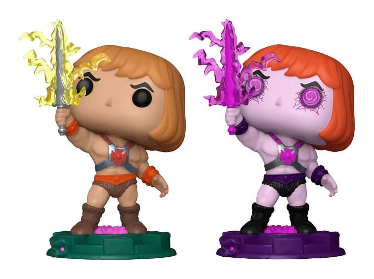 Masters of the Universe POP! Animation Vinyl Figures He-Man Regular + Chase 9 cm