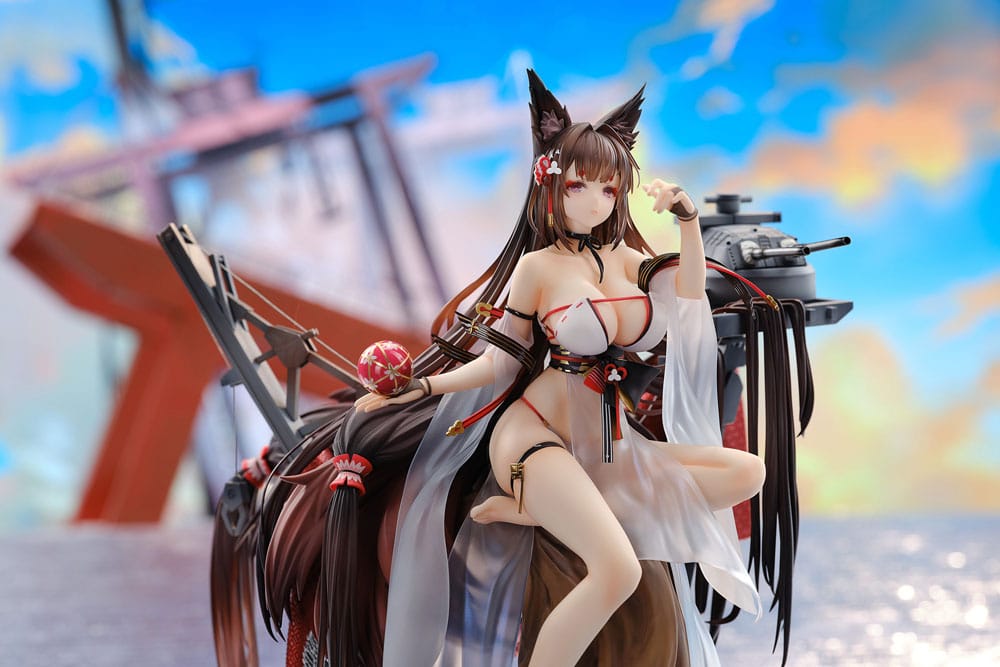 Azur Lane PVC Statue 1/7 Amagi Wending Waters Serene Lotus Ver. Acrylic Special Edition 25 cm