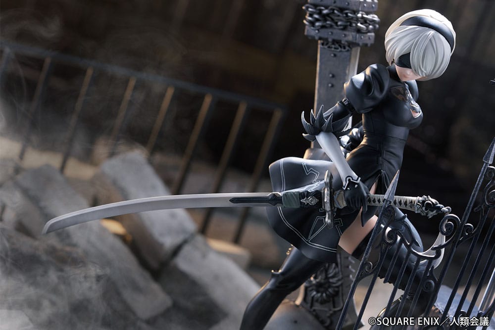 NieR:Automata Ver1.1a PVC Statue 1/7 YoRHa No. 2 Type B Search 31 cm