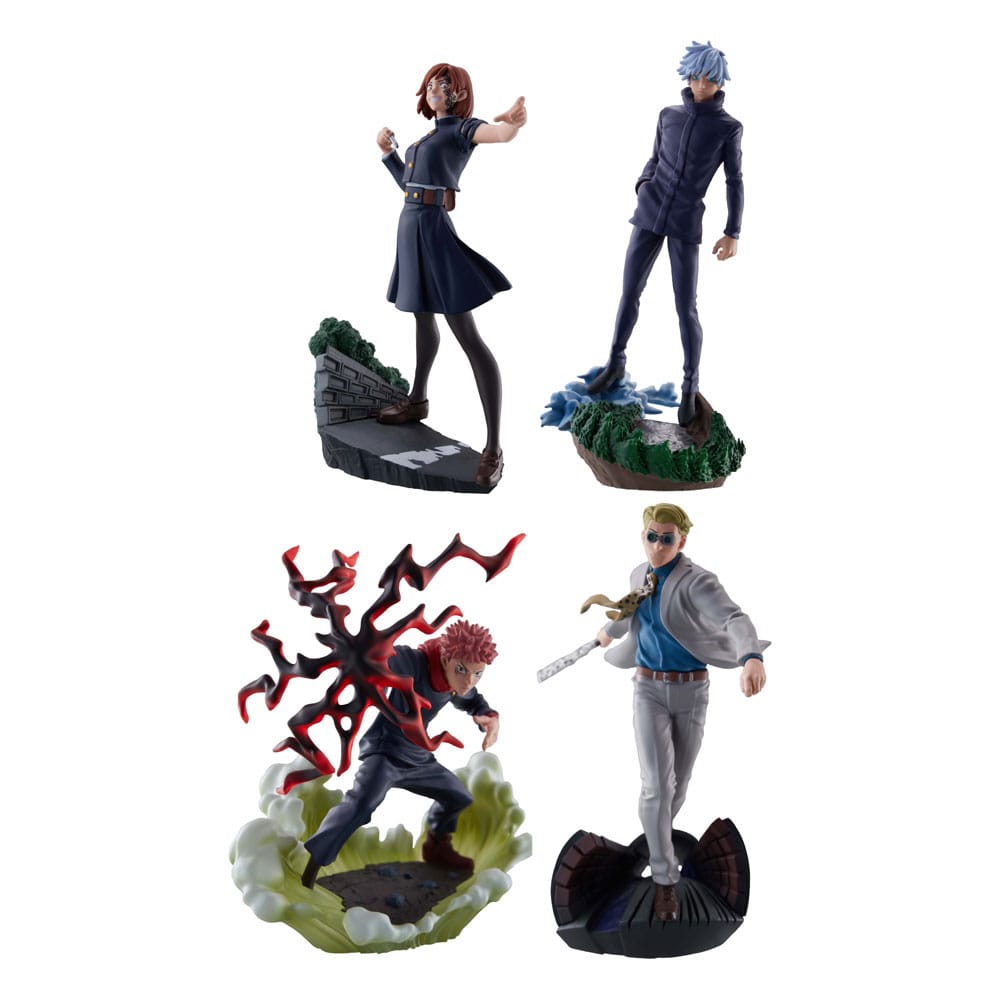 Jujutsu Kaisen Petitrama Series Trading Figure 3-Set Jujutsu Kaisen Series Vol.2  9 cm