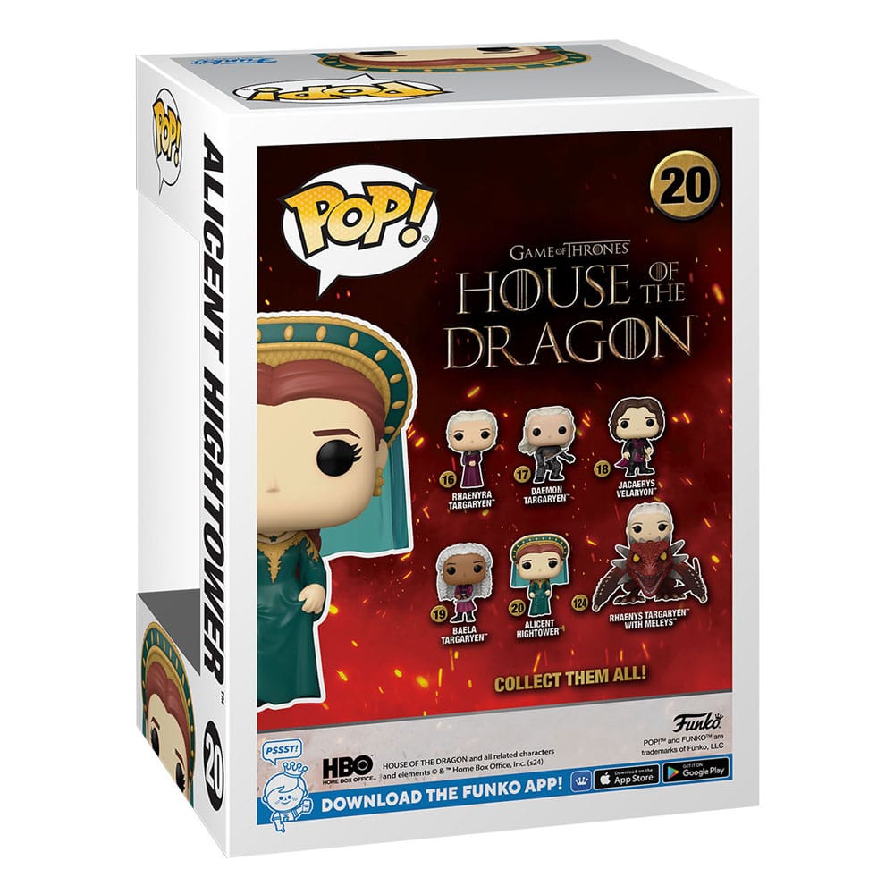 House of the Dragon POP! TV Vinyl Figure Allicent Hightower / Daemon Targaryen  9 cm