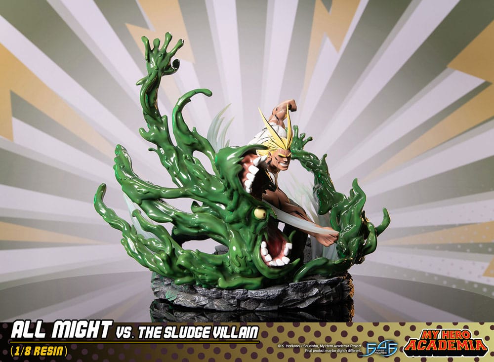 My Hero Academia Diorama All Might Vs. the Sludge Villain 30 cm