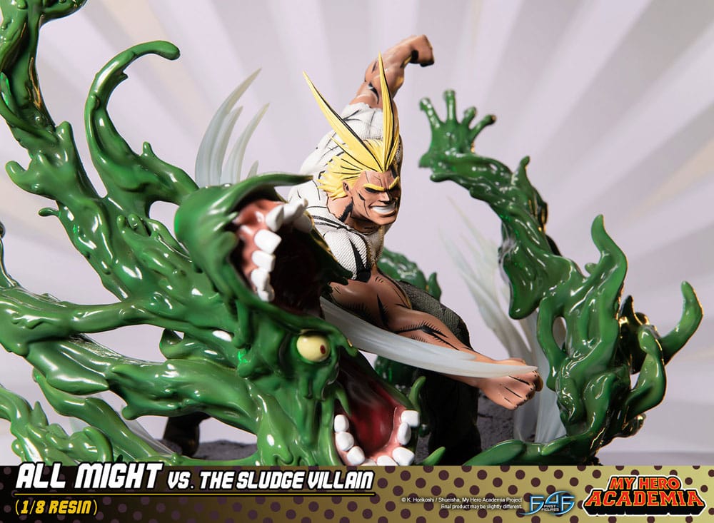 My Hero Academia Diorama All Might Vs. the Sludge Villain 30 cm