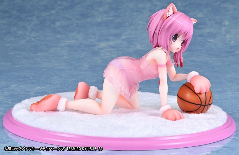 Ro-Kyu-Bu: Fast Break! PVC Statue 1/7 Tomoka Minato Kemomimi Lingerie Ver. 18 cm