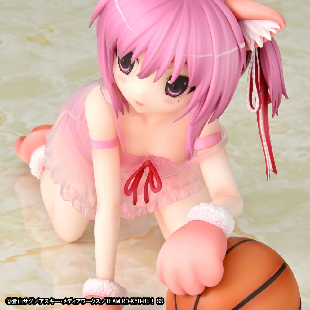 Ro-Kyu-Bu: Fast Break! PVC Statue 1/7 Tomoka Minato Kemomimi Lingerie Ver. 18 cm