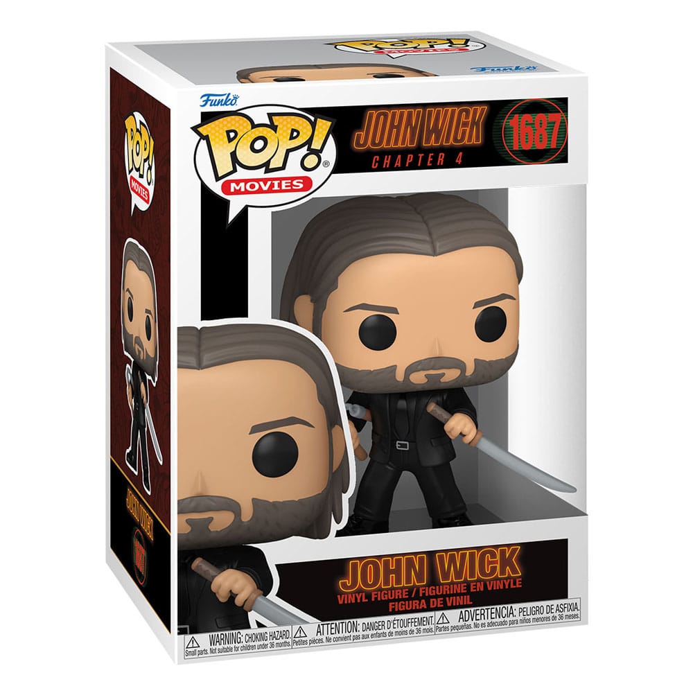 John Wick 4 POP! Movies Vinyl Figure John Wick / Winston 9 cm