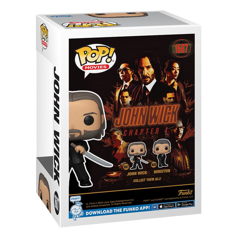 John Wick 4 POP! Movies Vinyl Figure John Wick / Winston 9 cm