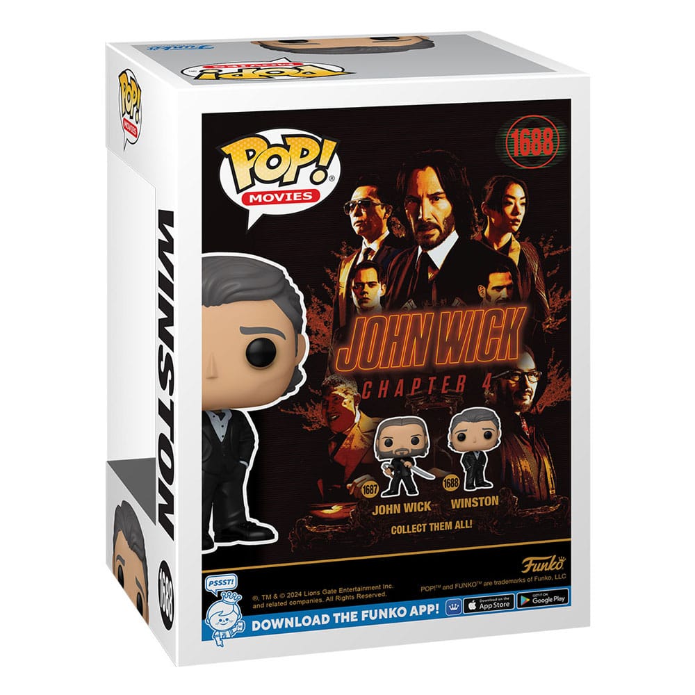 John Wick 4 POP! Movies Vinyl Figure John Wick / Winston 9 cm