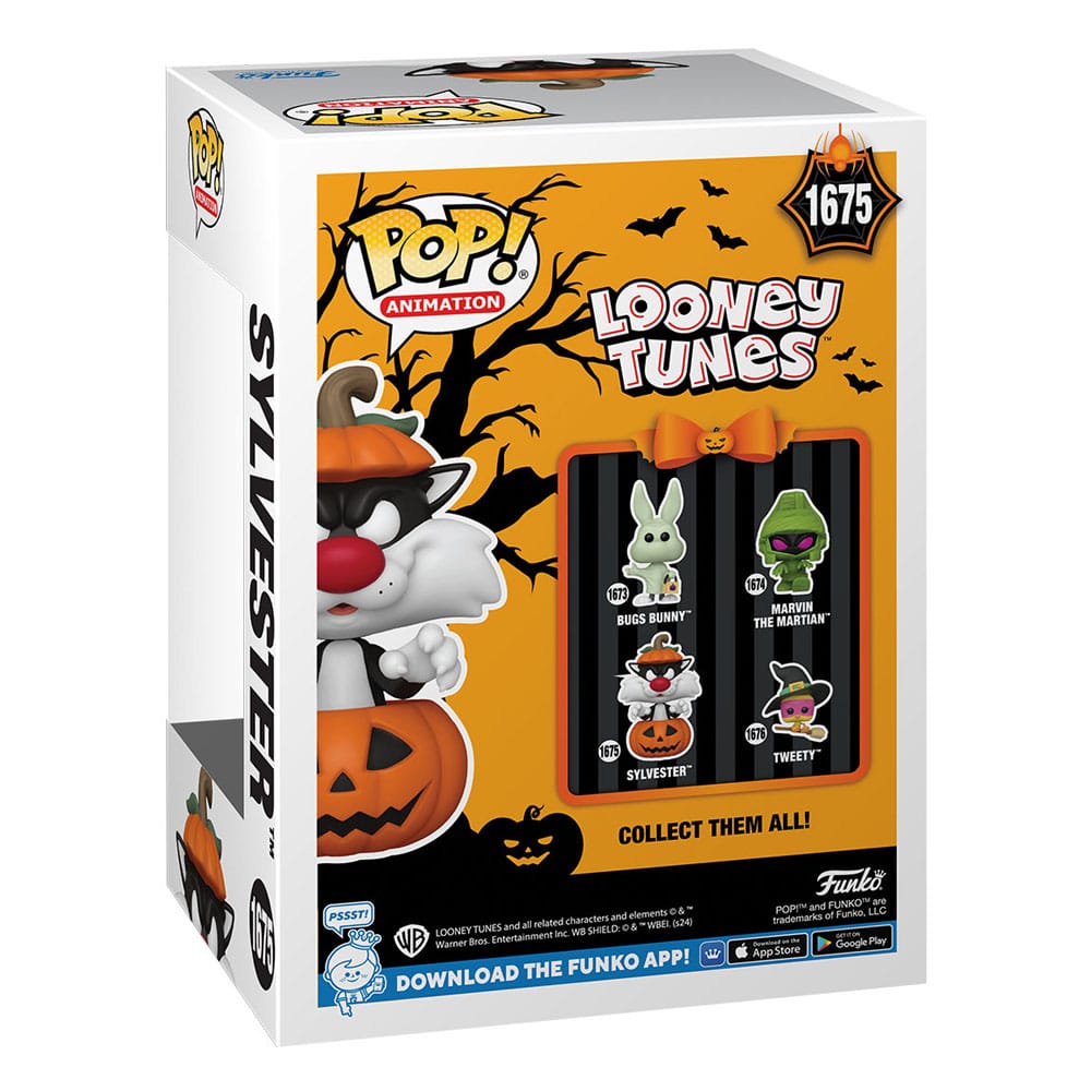 Looney Tunes POP! Television Vinyl Figure Halloween Bugs Bunny / Sylvester / Tweety / Marvin 9 cm