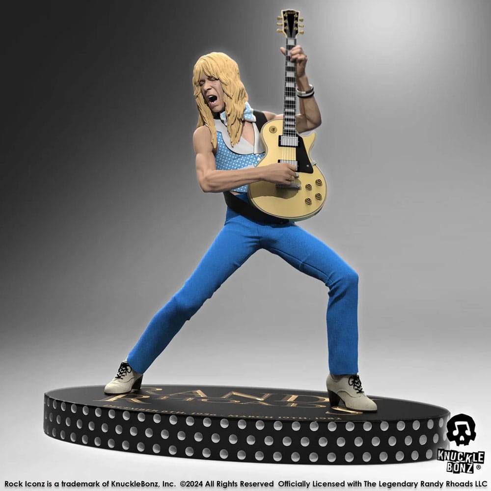 Randy Rhoads IV Rock Iconz Statue The Early Years Blue Version  / Red Version 24 cm