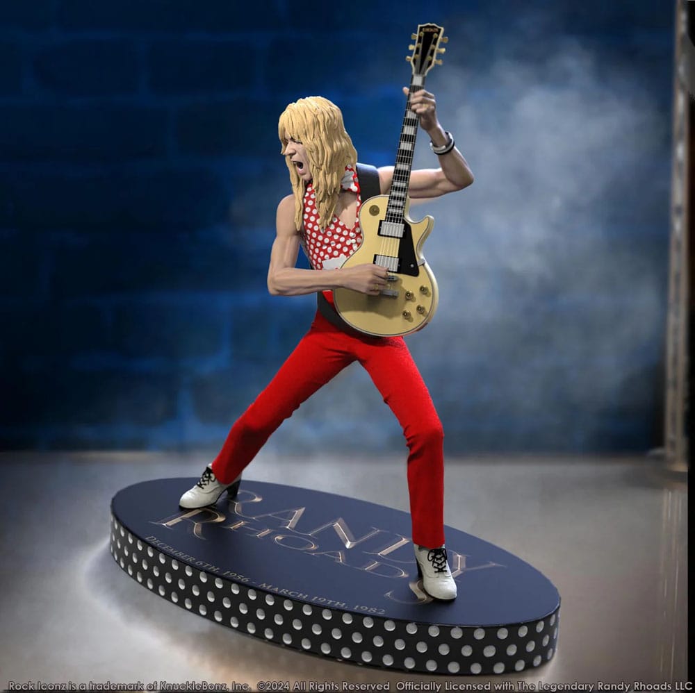 Randy Rhoads IV Rock Iconz Statue The Early Years Blue Version  / Red Version 24 cm