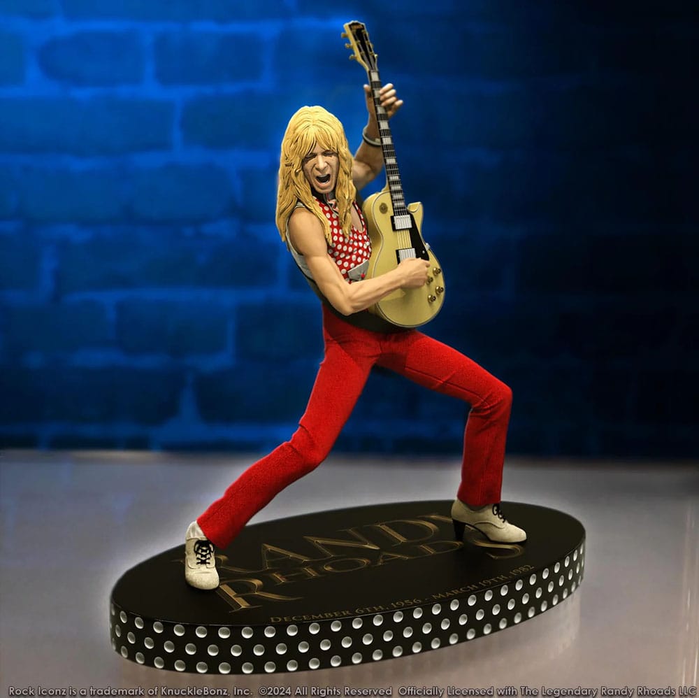 Randy Rhoads IV Rock Iconz Statue The Early Years Blue Version  / Red Version 24 cm