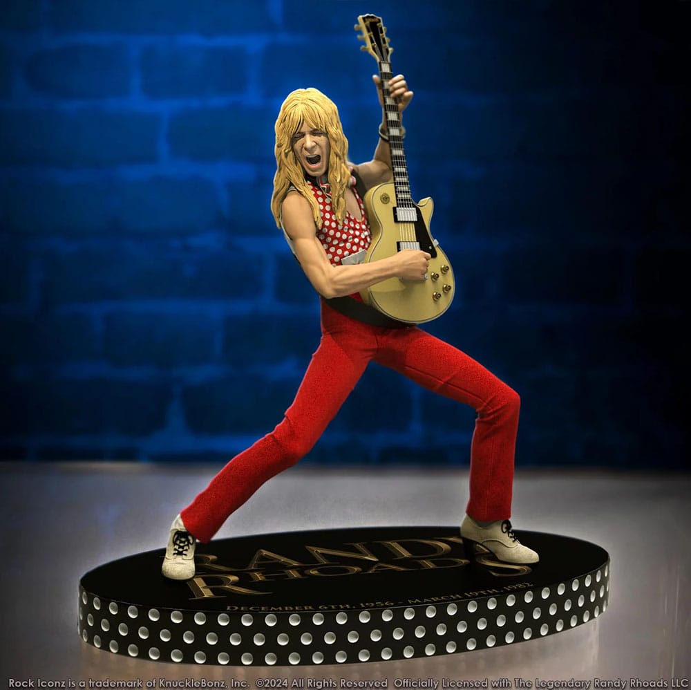 Randy Rhoads IV Rock Iconz Statue The Early Years Blue Version  / Red Version 24 cm