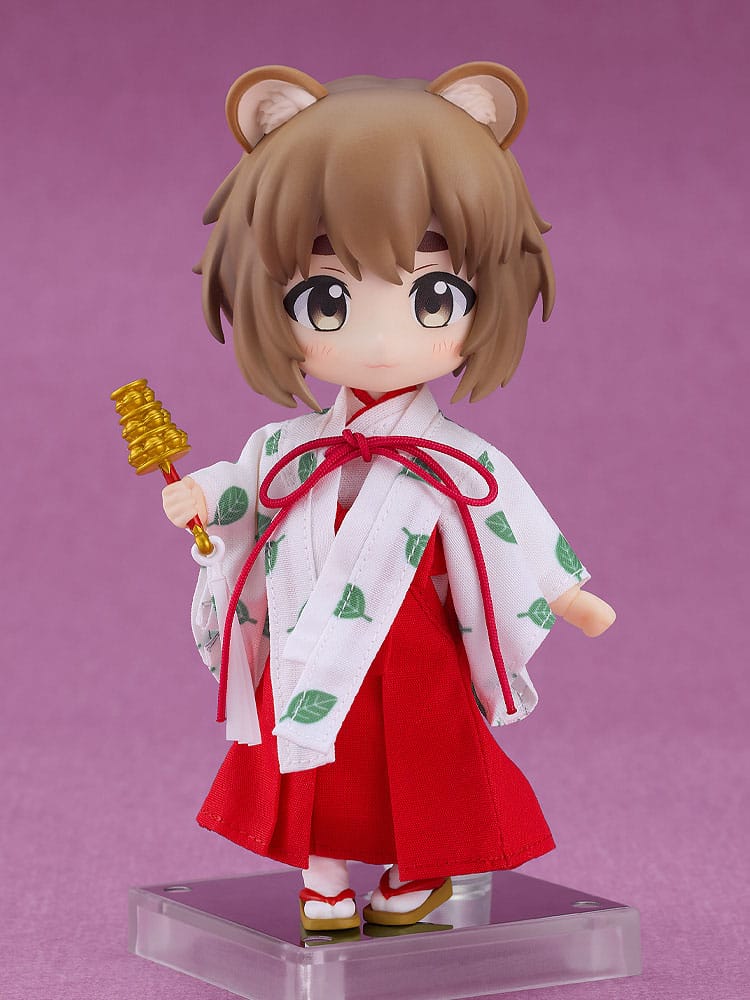 Original Character Nendoroid Doll Action Figure Tanuki Miko: Yui / Fox Kannushi: Rei 14 cm