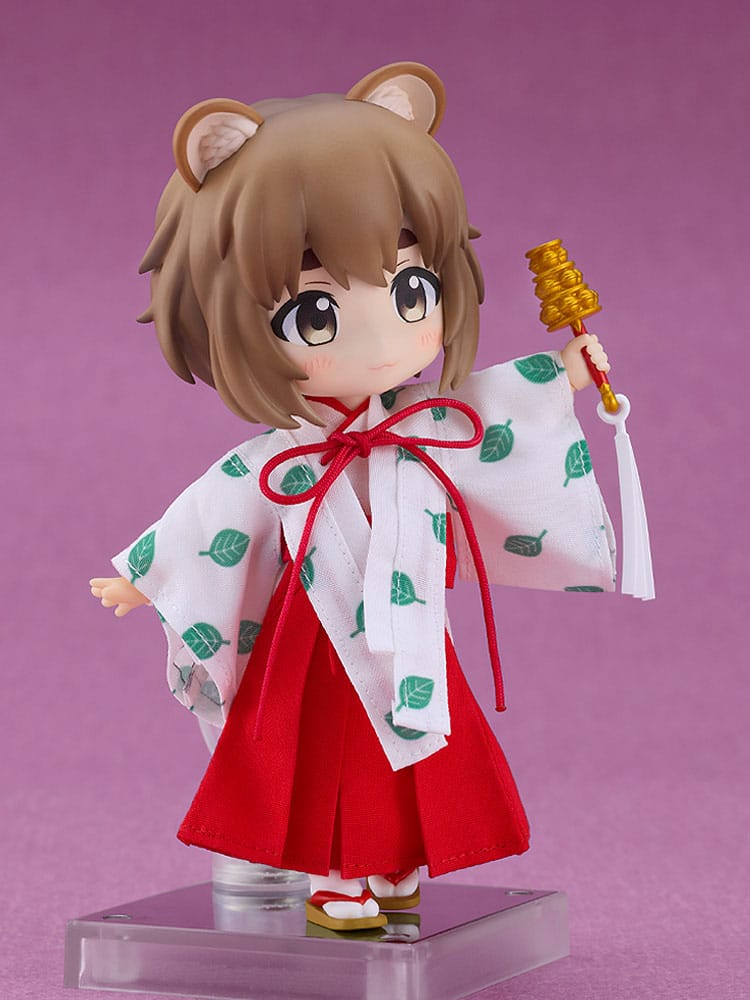 Original Character Nendoroid Doll Action Figure Tanuki Miko: Yui / Fox Kannushi: Rei 14 cm