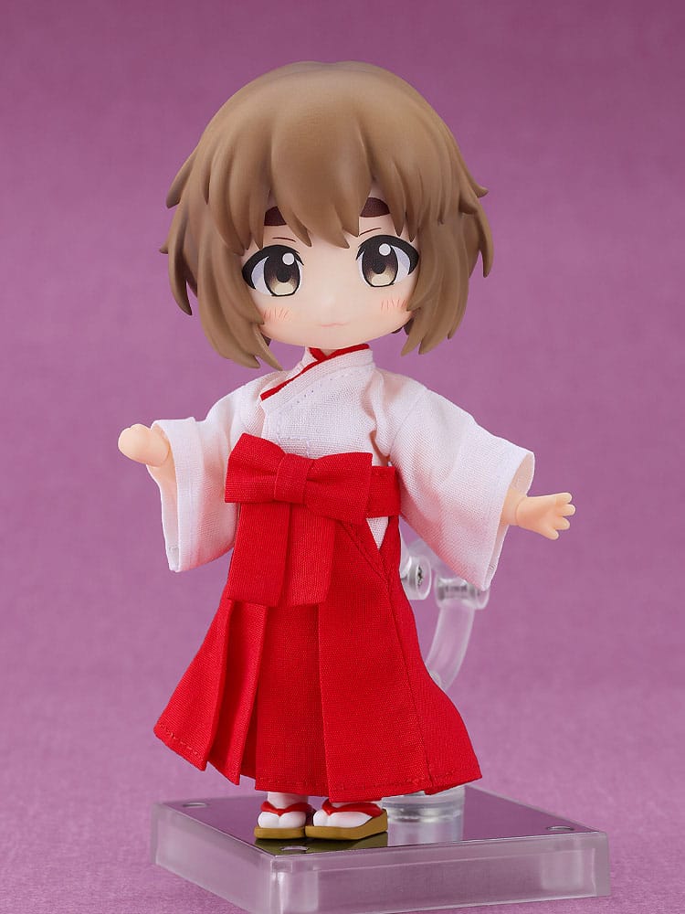 Original Character Nendoroid Doll Action Figure Tanuki Miko: Yui / Fox Kannushi: Rei 14 cm