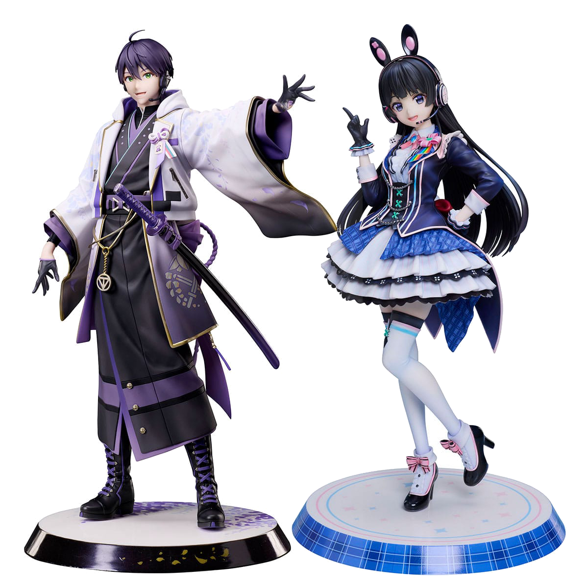 Nijisanji PVC Statue 1/7 Kenmochi Toya / Tsukino Mito 26-25 cm