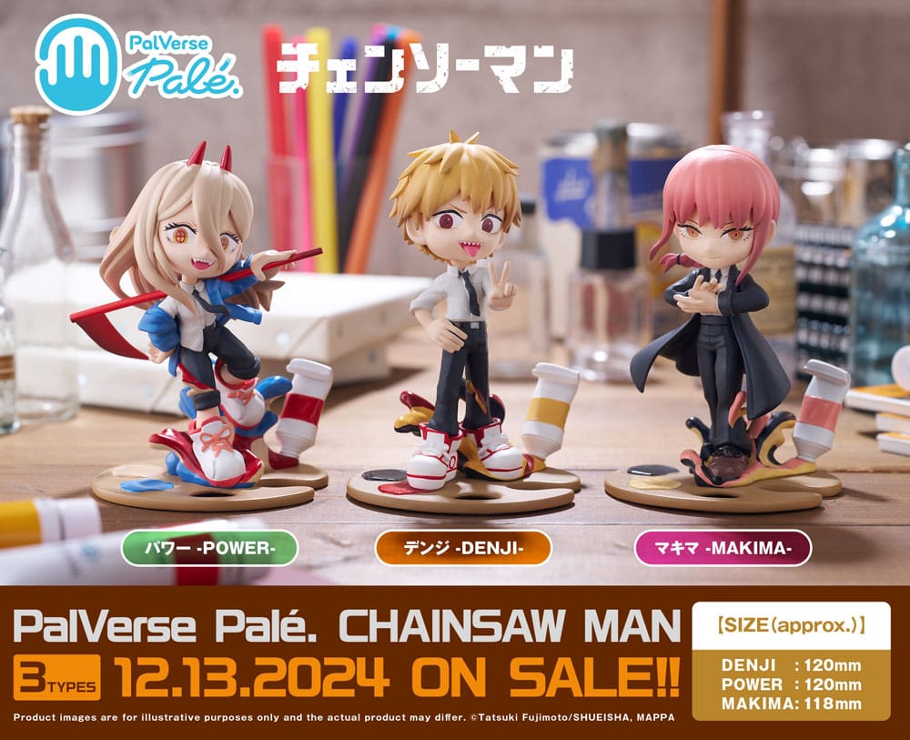 Chainsaw Man PalVerse PVC Statue Power / Makima / Denji 10 cm