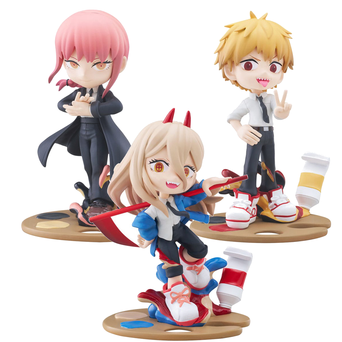 Chainsaw Man PalVerse PVC Statue Power / Makima / Denji 10 cm