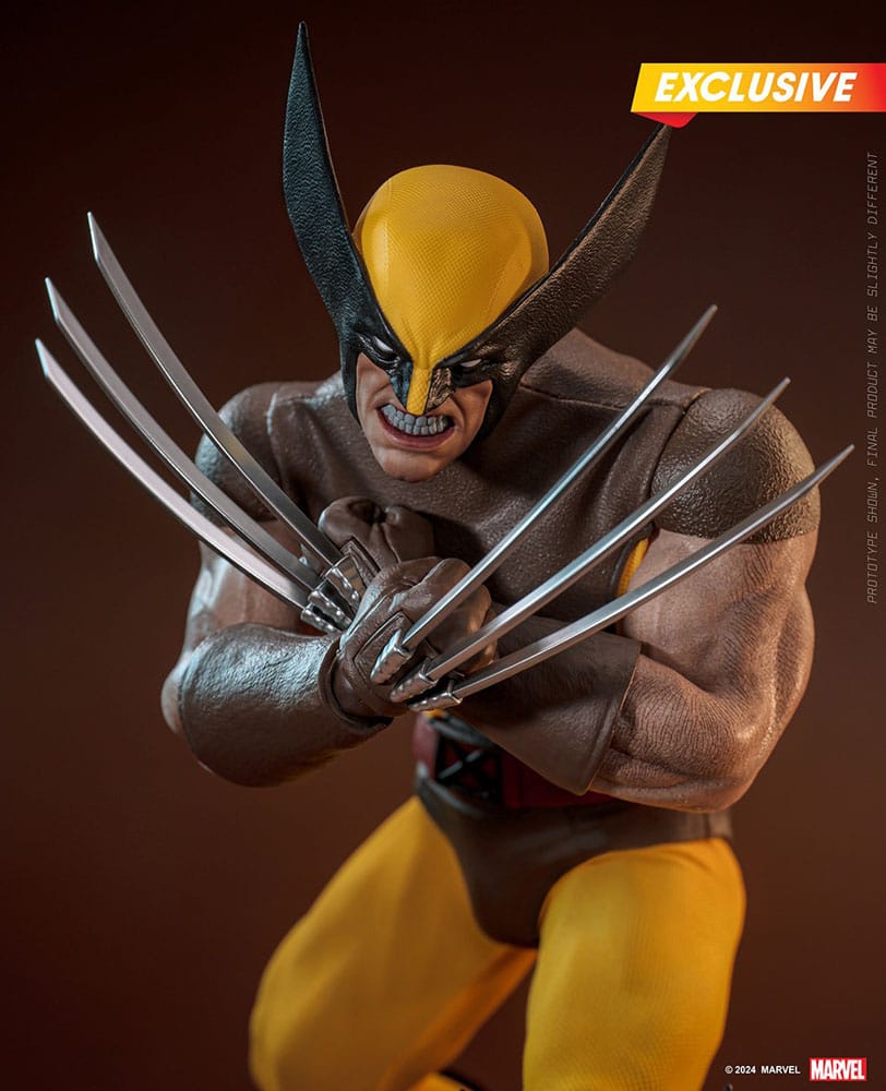 Marvel X-Men Action Figure 1/6 Wolverine (Brown Suit) Exclusive 28 cm