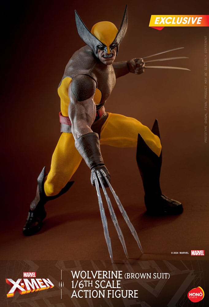 Marvel X-Men Action Figure 1/6 Wolverine (Brown Suit) Exclusive 28 cm