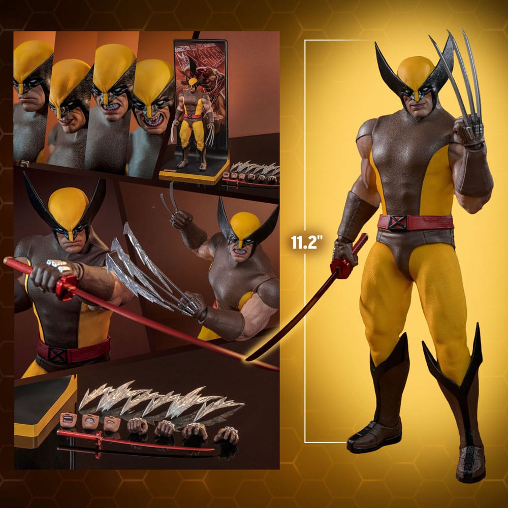 Marvel X-Men Action Figure 1/6 Wolverine (Brown Suit) Exclusive 28 cm