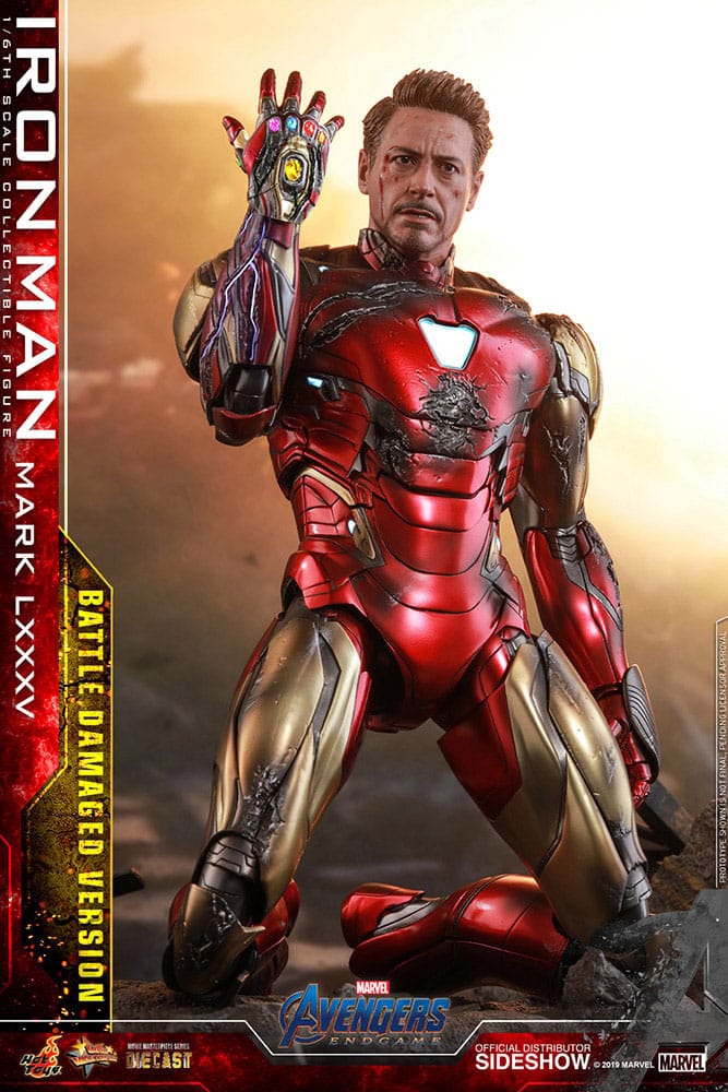 Avengers Movie Masterpiece Diecast 1/6 Iron Man Mark LXXXV Battle Damaged Special Edition 32 cm