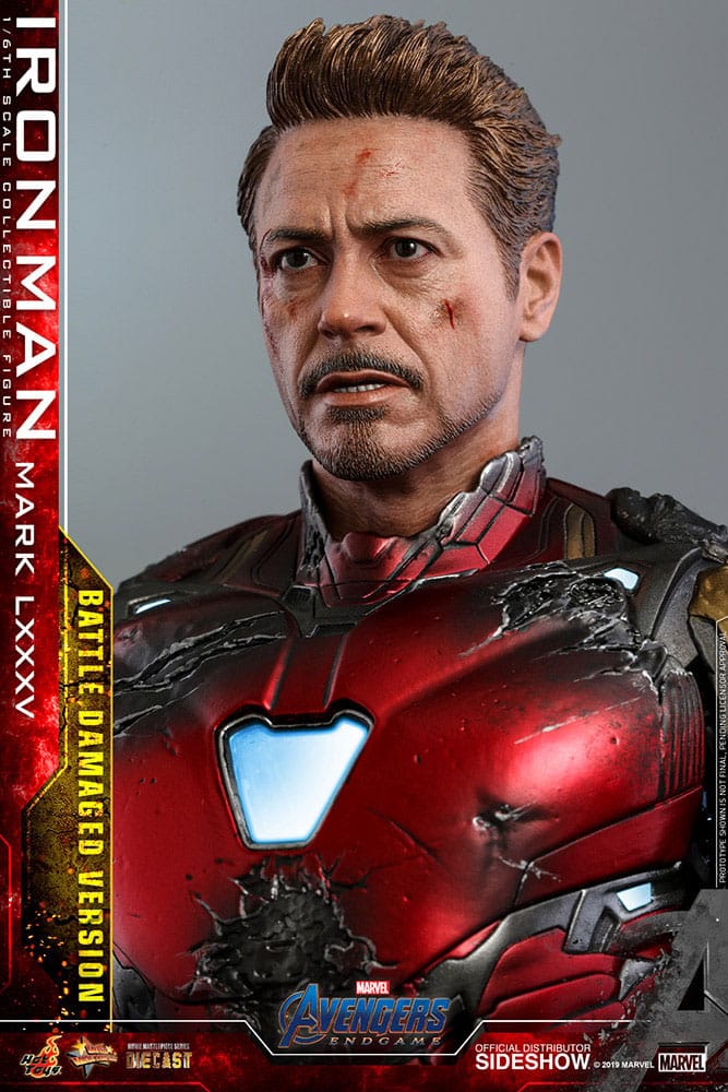 Avengers Movie Masterpiece Diecast 1/6 Iron Man Mark LXXXV Battle Damaged Special Edition 32 cm