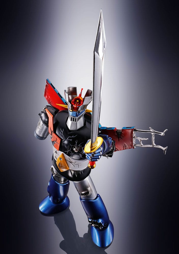 Great Mazinger Soul of Chogokin Diecast GX-105D Great Mazinger Z Kakumei Shinka Damage Ver. 17 cm