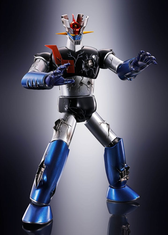 Great Mazinger Soul of Chogokin Diecast GX-105D Great Mazinger Z Kakumei Shinka Damage Ver. 17 cm