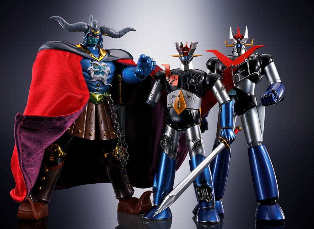 Great Mazinger Soul of Chogokin Diecast GX-105D Great Mazinger Z Kakumei Shinka Damage Ver. 17 cm