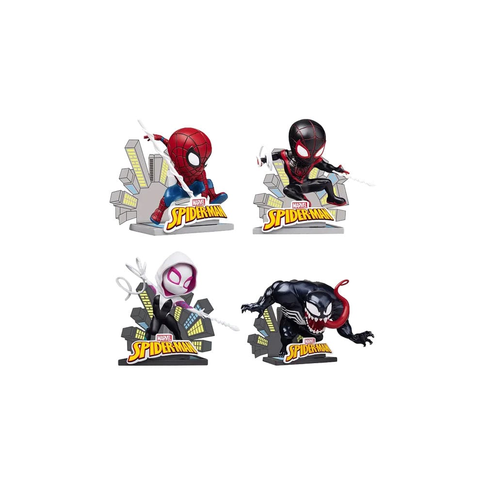 Marvel Hero Box Attack Series Mini Figures Spider-Man 8 cm Display