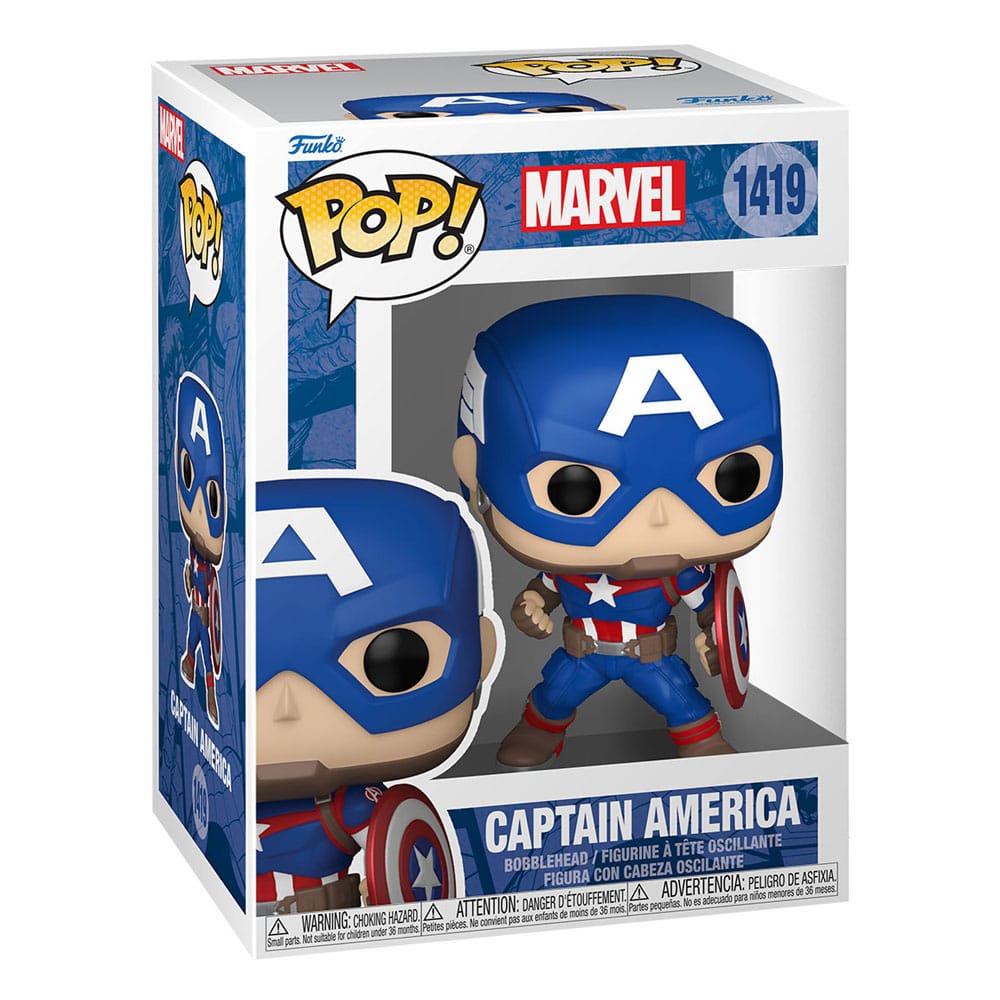 Marvel New Classics POP!  Vinyl  Black Panther / Iron Man / Captain America / Hulk / Spider-Man 9 cm