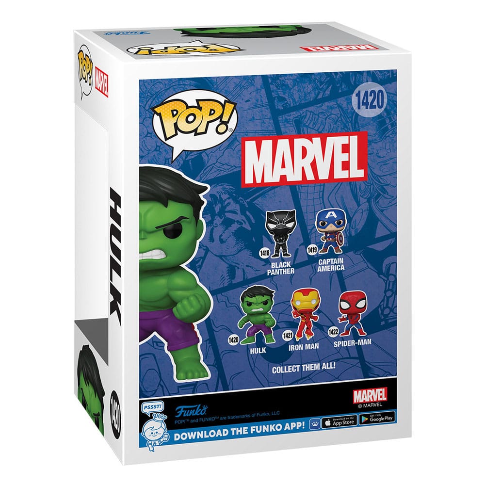 Marvel New Classics POP!  Vinyl  Black Panther / Iron Man / Captain America / Hulk / Spider-Man 9 cm