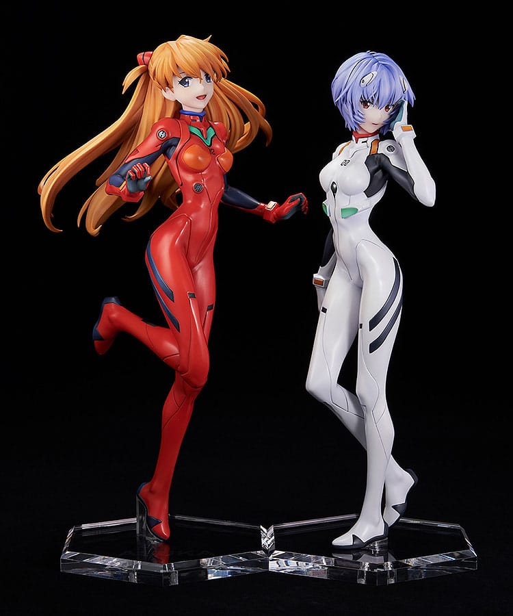 Neon Genesis Evangelion Statue 1/7 Soryu Asuka Langley / Rei Ayanami 26 cm