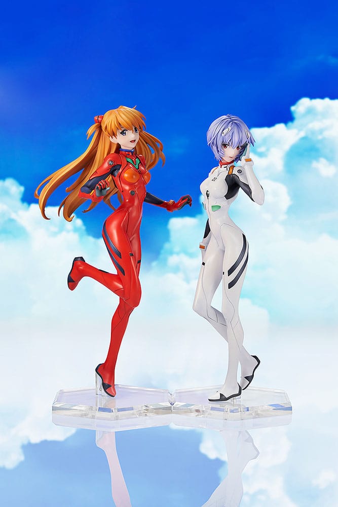 Neon Genesis Evangelion Statue 1/7 Soryu Asuka Langley / Rei Ayanami 26 cm