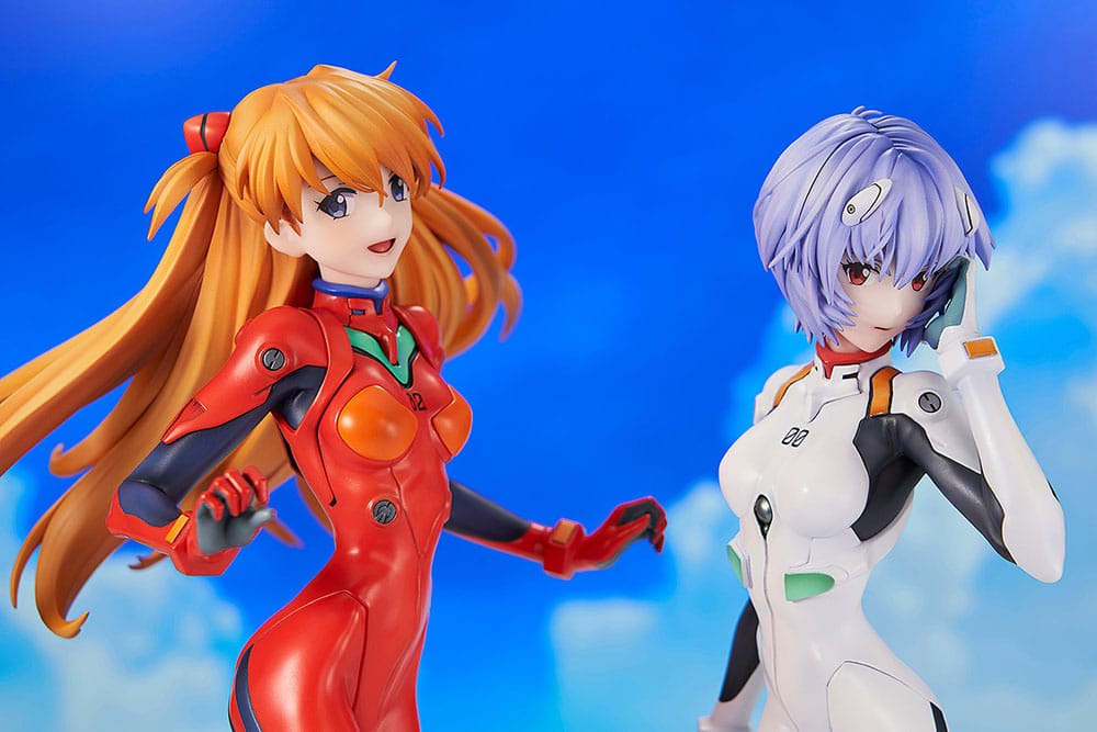 Neon Genesis Evangelion Statue 1/7 Soryu Asuka Langley / Rei Ayanami 26 cm