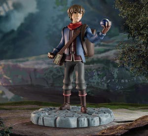 The Dragon Prince Statue Ezran / Callum 15-16 cm