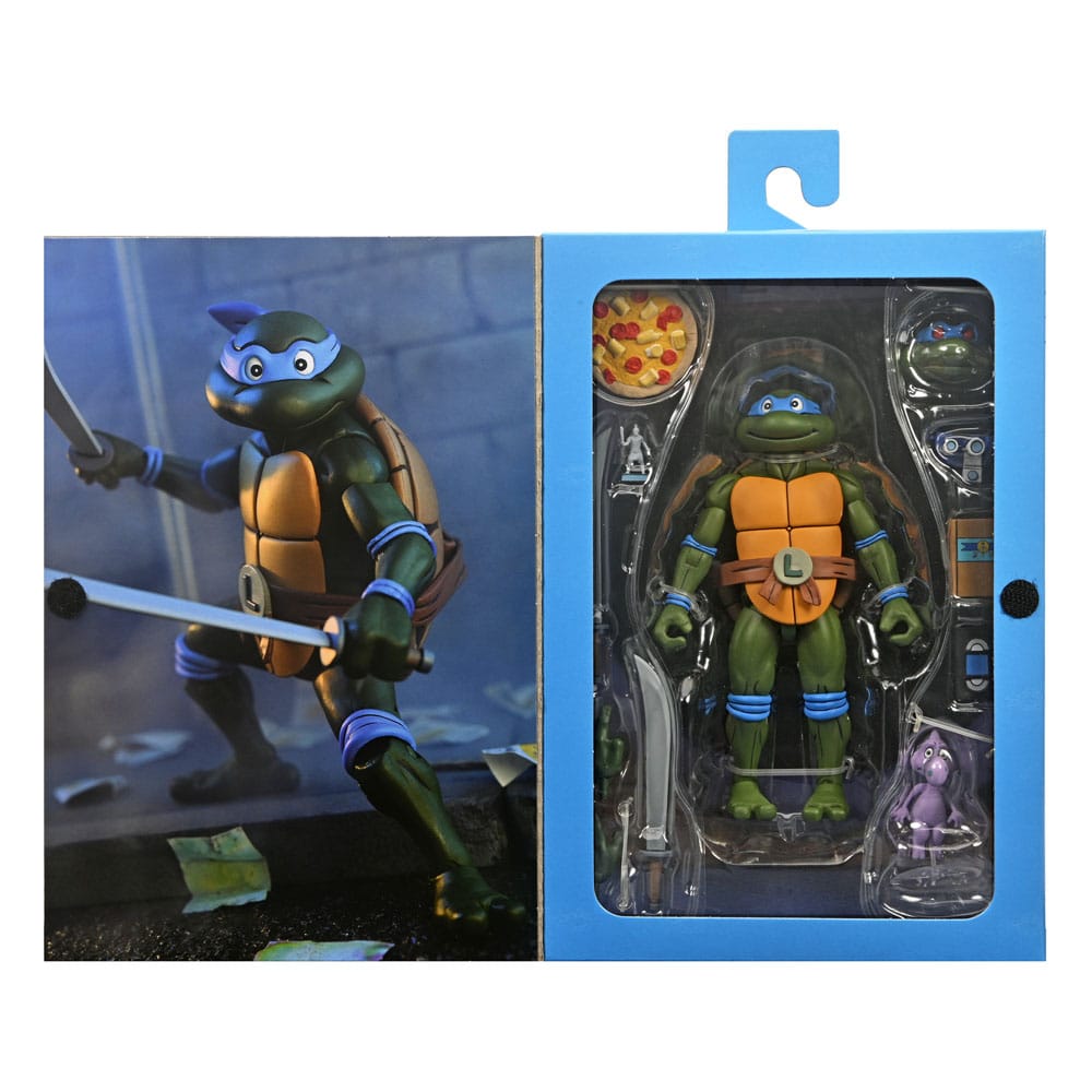 TMNT (Cartoon) Action Figure Ultimate Michelangelo / Leonardo / Raffeello / Donatello VHS 18 cm