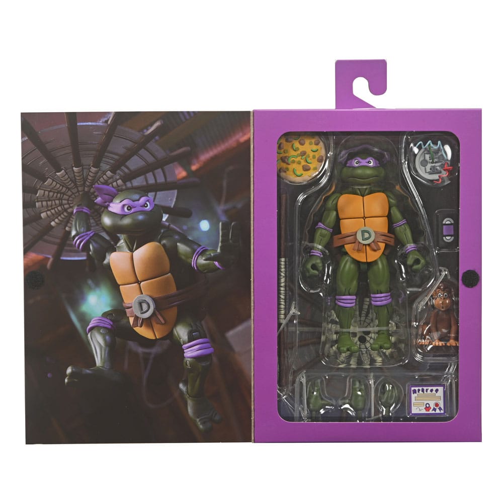 TMNT (Cartoon) Action Figure Ultimate Michelangelo / Leonardo / Raffeello / Donatello VHS 18 cm