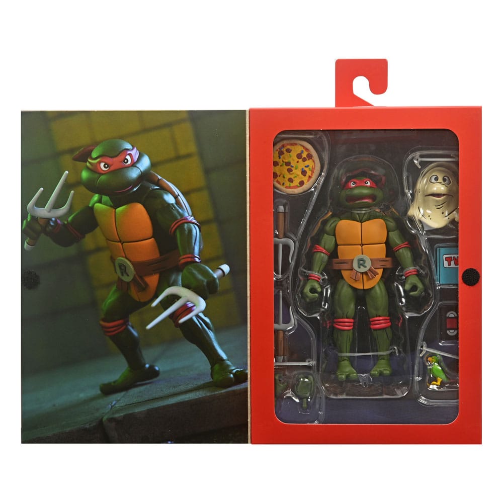 TMNT (Cartoon) Action Figure Ultimate Michelangelo / Leonardo / Raffeello / Donatello VHS 18 cm