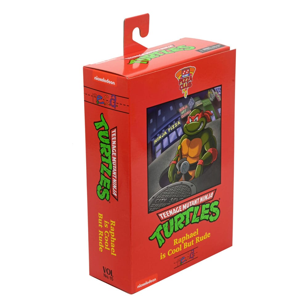 TMNT (Cartoon) Action Figure Ultimate Michelangelo / Leonardo / Raffeello / Donatello VHS 18 cm