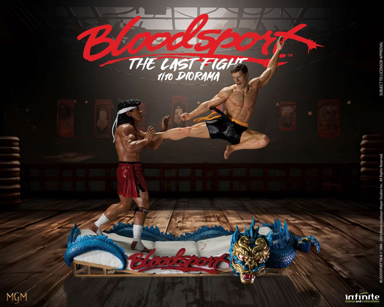 Bloodsport The Last Fight 1/10 Diorama Statue 30 cm