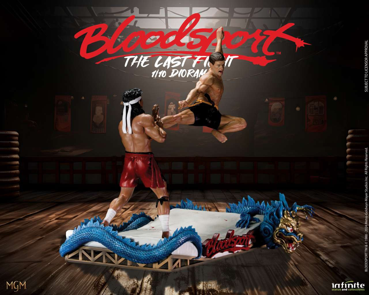 Bloodsport The Last Fight 1/10 Diorama Statue 30 cm