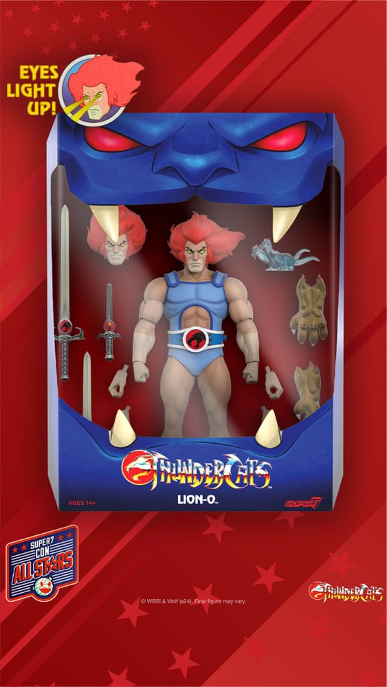 Thundercats Ultimates Action Figure Lion-O (LED Eyes) 18 cm