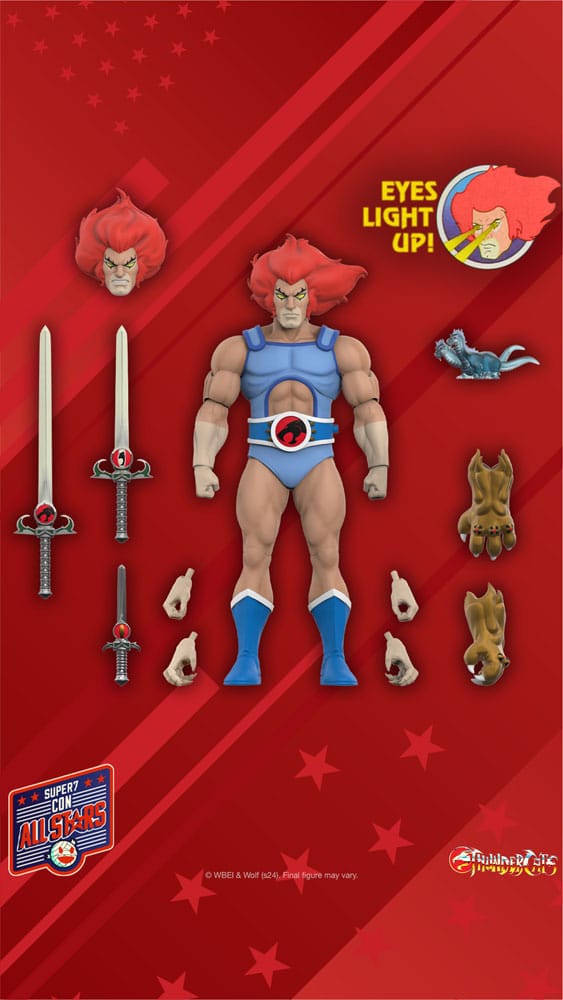 Thundercats Ultimates Action Figure Lion-O (LED Eyes) 18 cm