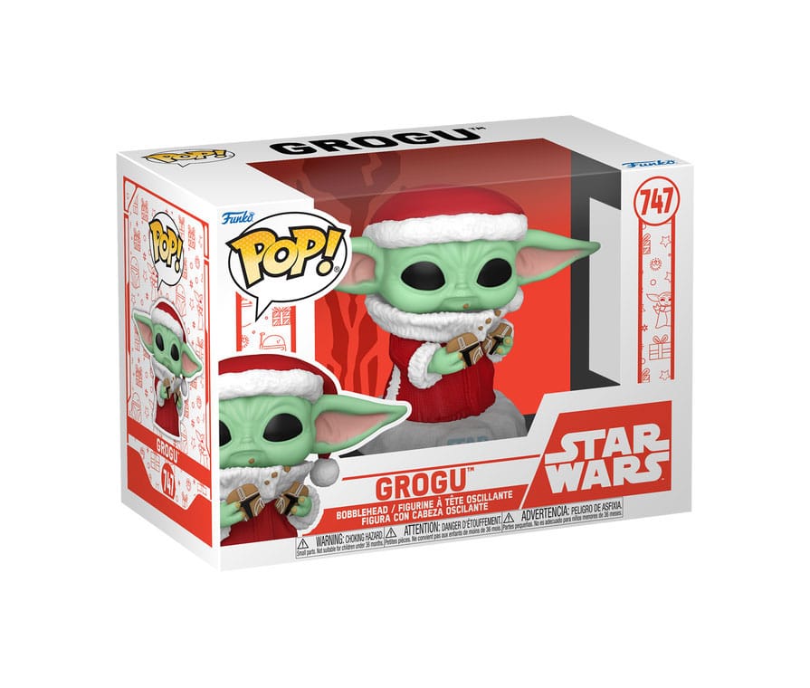 Star Wars: Mandalorian POP! Vinyl Figure Holiday Grogu 9 cm