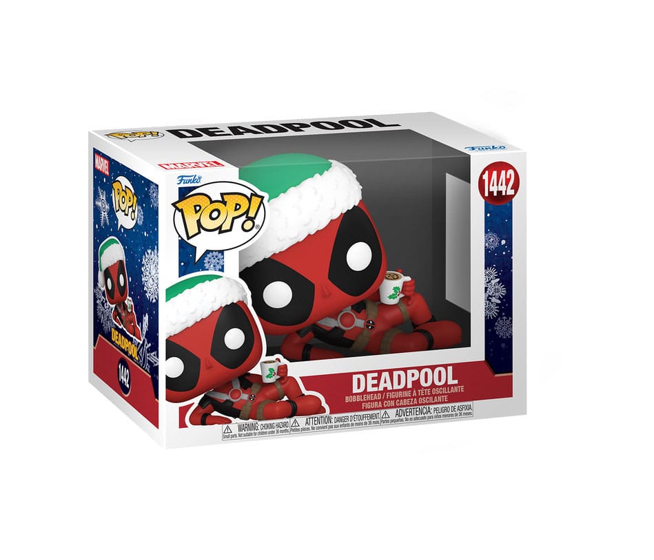 Marvel POP! Vinyl Figure Holiday Deadpool 9 cm