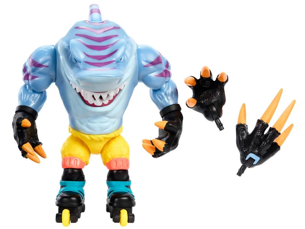 Street Sharks 30th Anniversary Dr. Piranoid  / Streex / Big Slamm Action Figure 15 cm