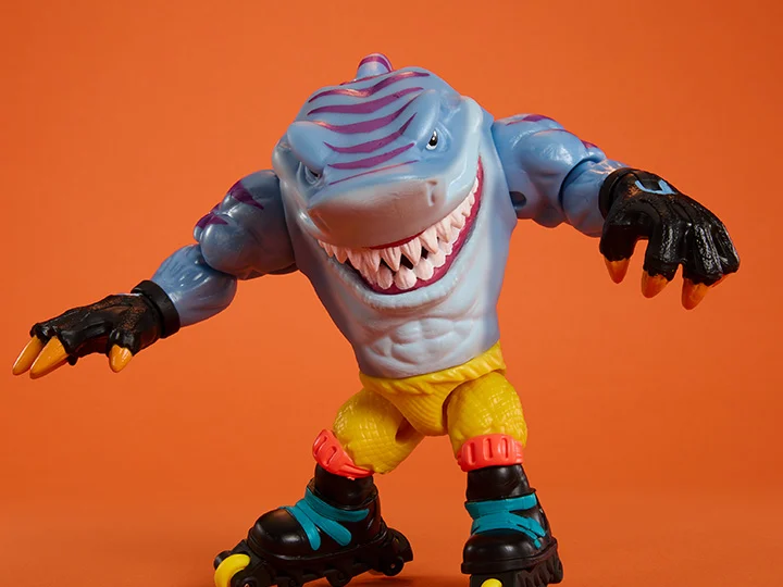 Street Sharks 30th Anniversary Dr. Piranoid  / Streex / Big Slamm Action Figure 15 cm